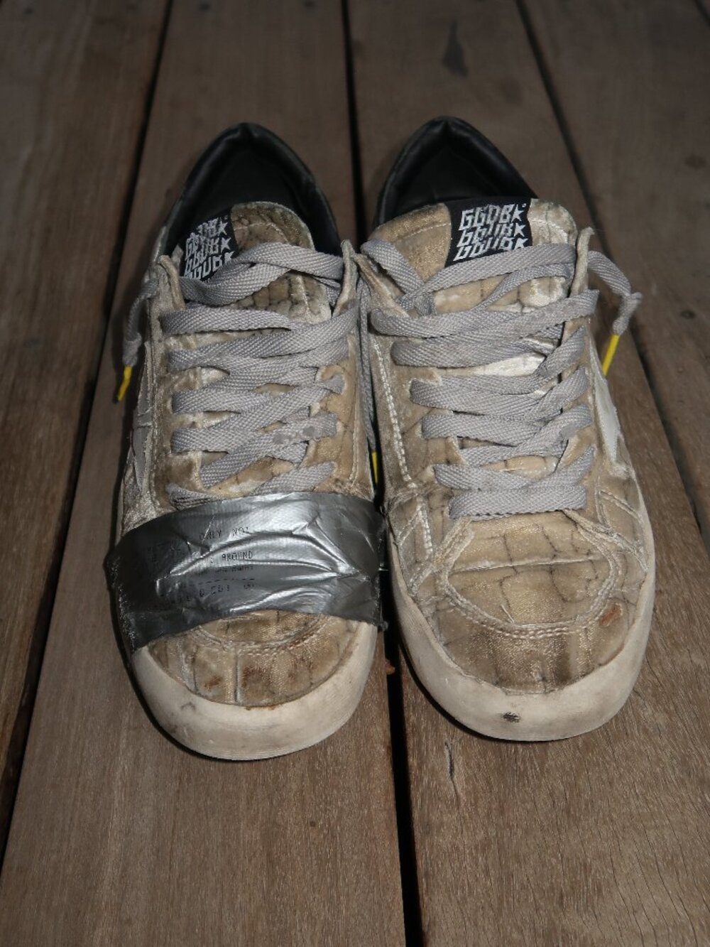 RARE Men's Golden Goose Duct Tape Stardan Sneakers US 10.5 / EU 43 - Picture 7 of 10